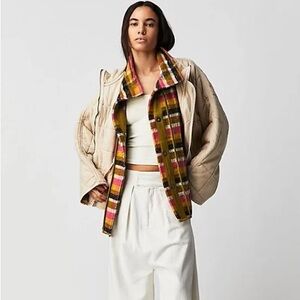 Free People Wrapped Up Blanket Vest